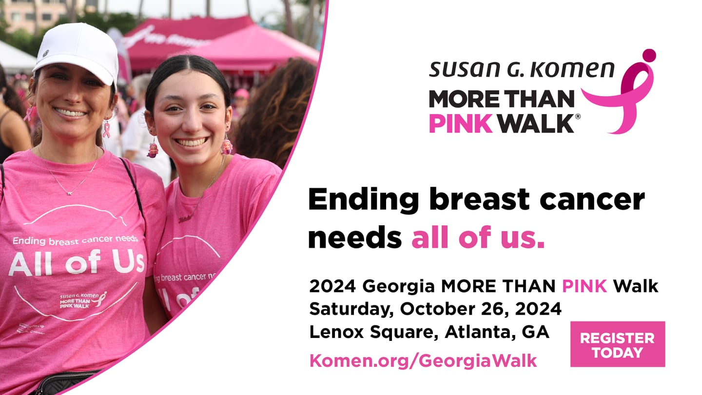 Join us for the 2024 Georgia MORE THAN PINK Walk