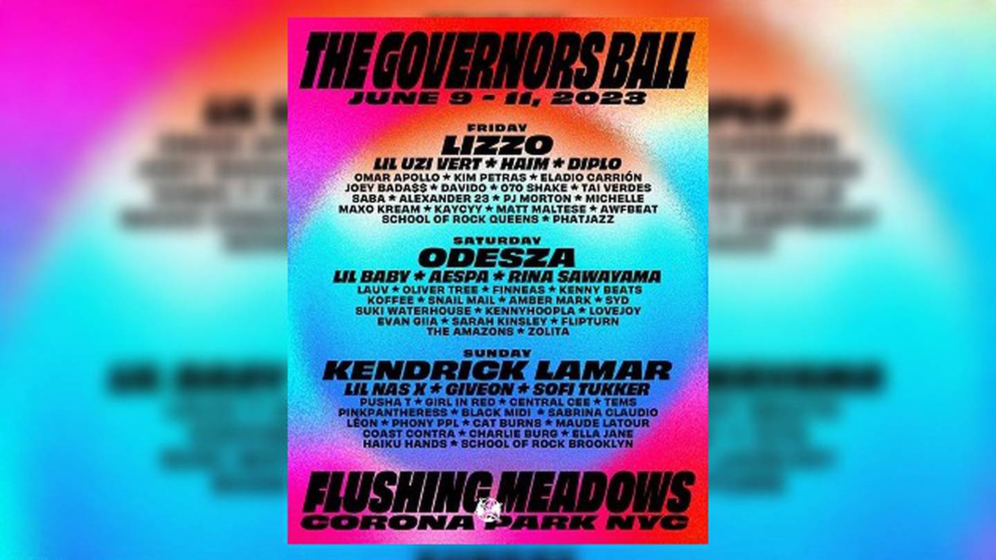 Kendrick Lamar at Governors Ball 2023