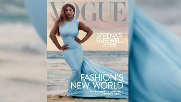 Serena Williams announces she's "evolving away from tennis" in new 'Vogue' essay