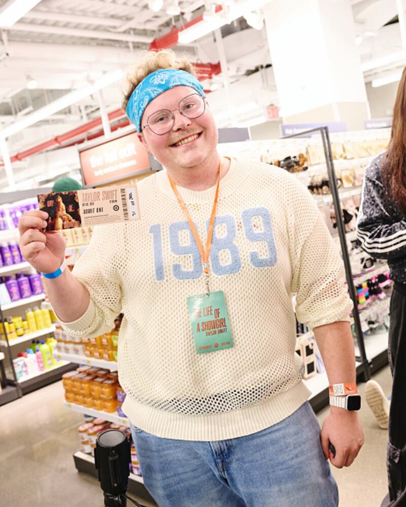 Target shoppers buying Taylor Swift's "The Life of a Showgirl"