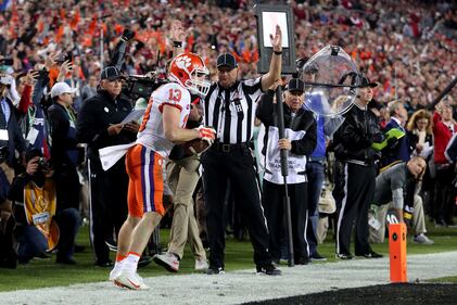 2017 CFP National Championship Clemson Tigers Alabama Crimson Tide